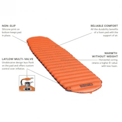 Best Sale ⌛ NEMO Flyer Self-Inflating Sleeping Pad-Long Wide ⭐ 12 NEMO Flyer Self-Inflating Sleeping Pad-Long Wide