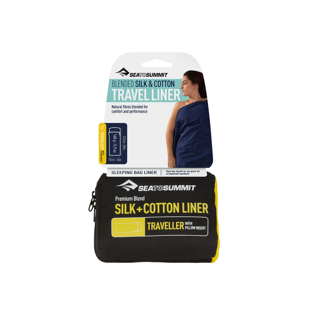 Deals 🤩 SEA TO SUMMIT Sleep Silk/Cotton - Traveller Liner ✨ 6 SEA TO SUMMIT Sleep Silk/Cotton - Traveller Liner