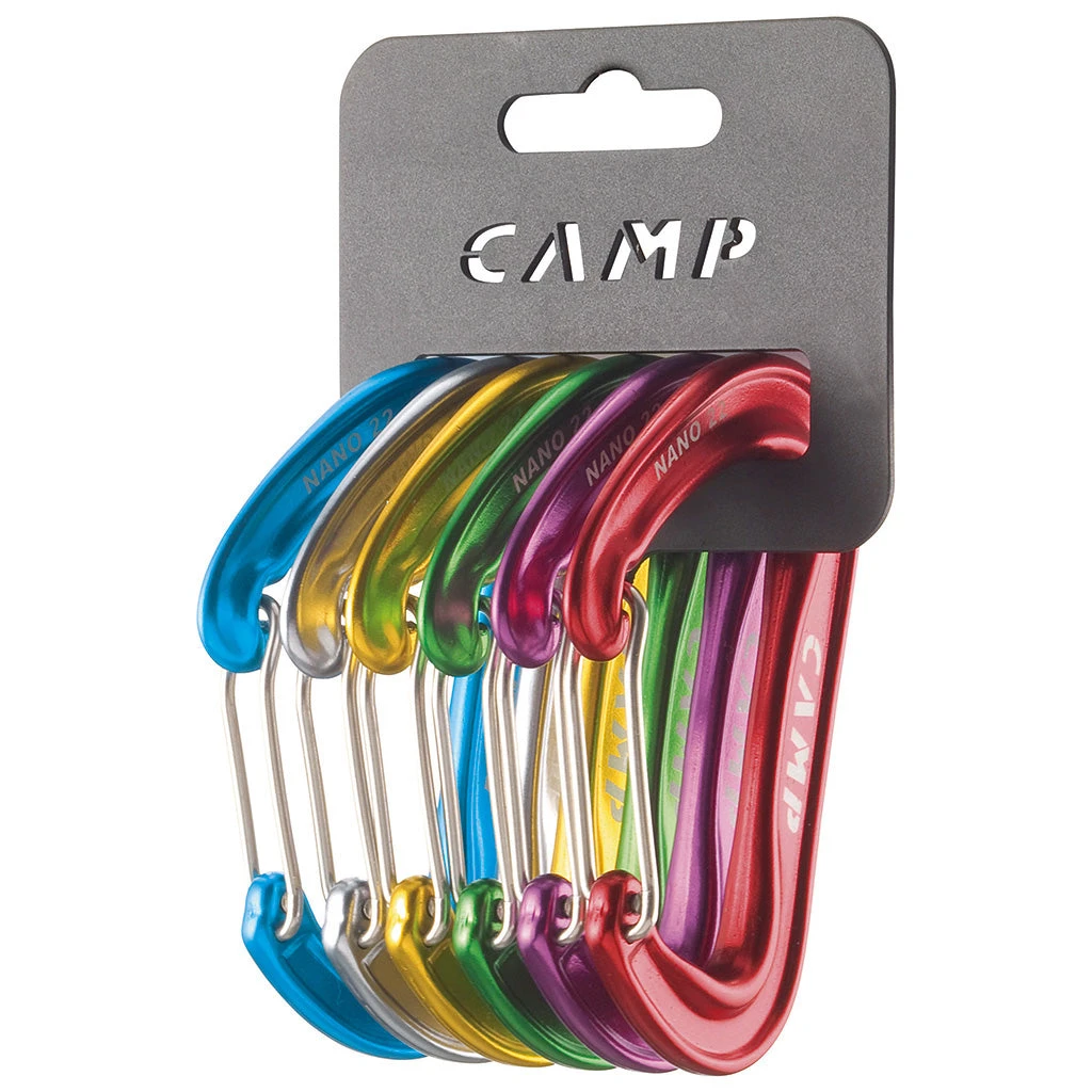 Wholesale ✨ CAMP USA CAMP Nano 22 Rackpack Non-locking Carabiners ✔️ 3 CAMP USA CAMP Nano 22 Rackpack Non-locking Carabiners