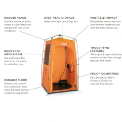 NEMO Heliopolis Privacy Shelter & Shower Tent