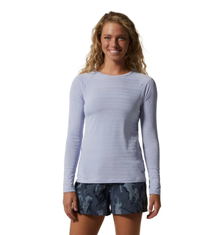 New 👏 Mountain Hardwear Women's Mighty Stripe Long Sleeve Tee 🥰 3 Mountain Hardwear Women's Mighty Stripe Long Sleeve Tee