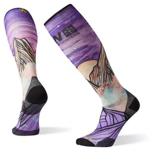 Best deal 🤩 Smartwool Men's PhD Ski Ultra Light POW Print Socks 🥰 3 Smartwool Men's PhD Ski Ultra Light POW Print Socks