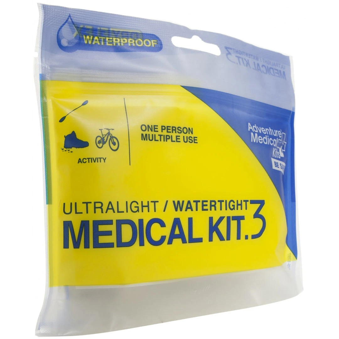 Brand new ⭐ ADVENTURE MEDICAL KITS 1st Aid, Gear Aid & Safety Ultralight / Watertight .3 Medical Kit ⭐ 3 ADVENTURE MEDICAL KITS 1st Aid, Gear Aid & Safety Ultralight / Watertight .3 Medical Kit