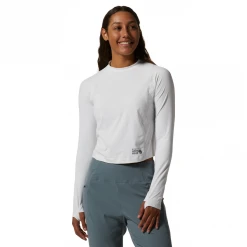 Cheap ❤️ Mountain Hardwear 🔔 Women's Crater Lake Long Sleeve Crop ⌛ 11 Mountain Hardwear Women's Crater Lake Long Sleeve Crop