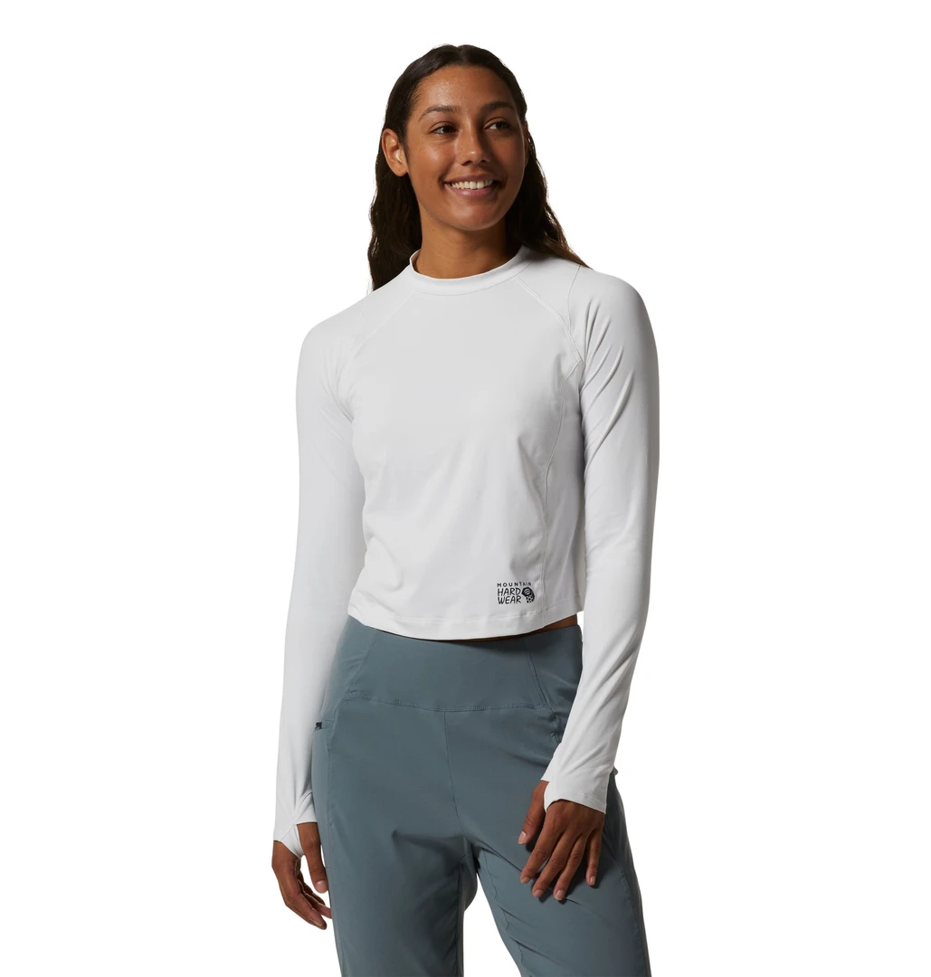 Cheap ❤️ Mountain Hardwear 🔔 Women's Crater Lake Long Sleeve Crop ⌛ 7 Mountain Hardwear Women's Crater Lake Long Sleeve Crop