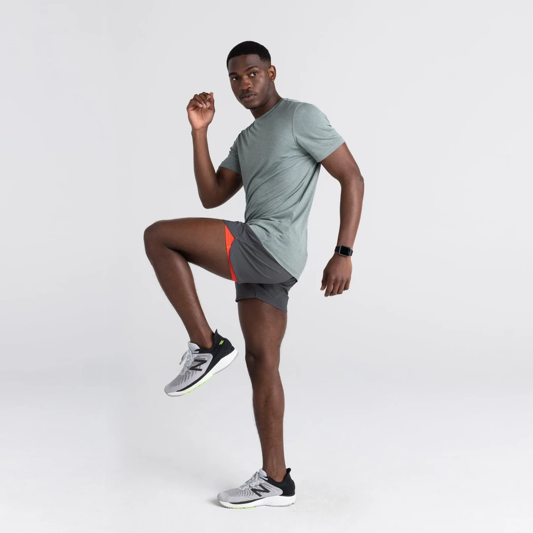 Flash Sale 😍 SAXX Men's Hightail 2N1 Run Shorts 👏 4 SAXX Men's Hightail 2N1 Run Shorts