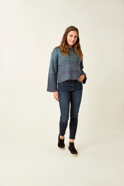 Best Sale 🥰 Carve Designs Women's Estes Ombre Sweater 💯 3 Carve Designs Women's Estes Ombre Sweater