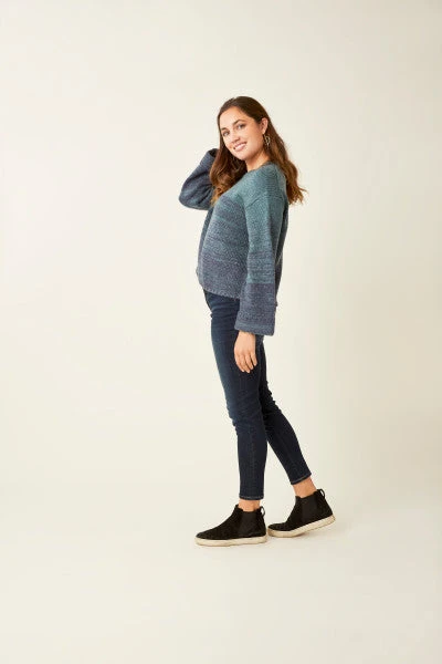 Best Sale 🥰 Carve Designs Women's Estes Ombre Sweater 💯 4 Carve Designs Women's Estes Ombre Sweater