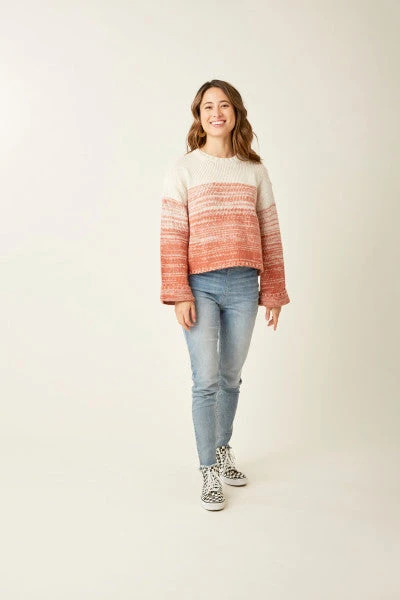 Best Sale 🥰 Carve Designs Women's Estes Ombre Sweater 💯 7 Carve Designs Women's Estes Ombre Sweater